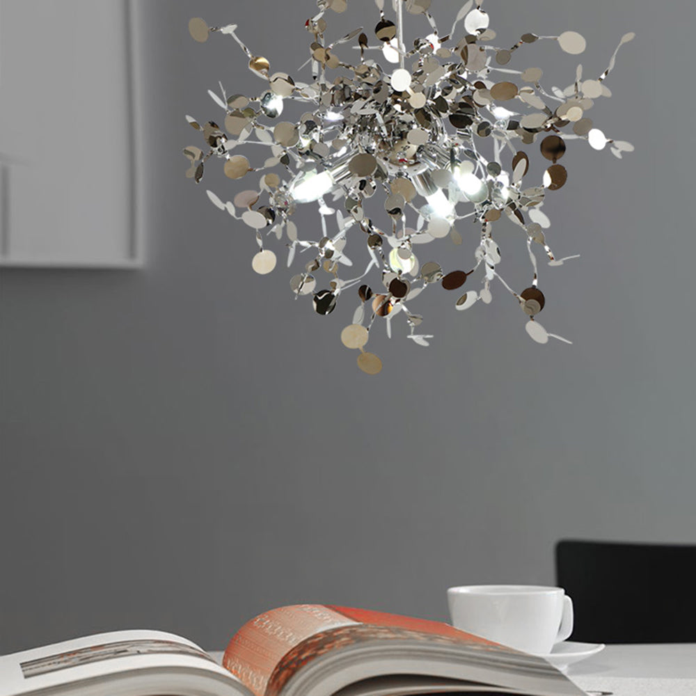 Olivia Artsy Classy Cluster Fireworks Pendant Light, Stainless steel - Lamp Copper