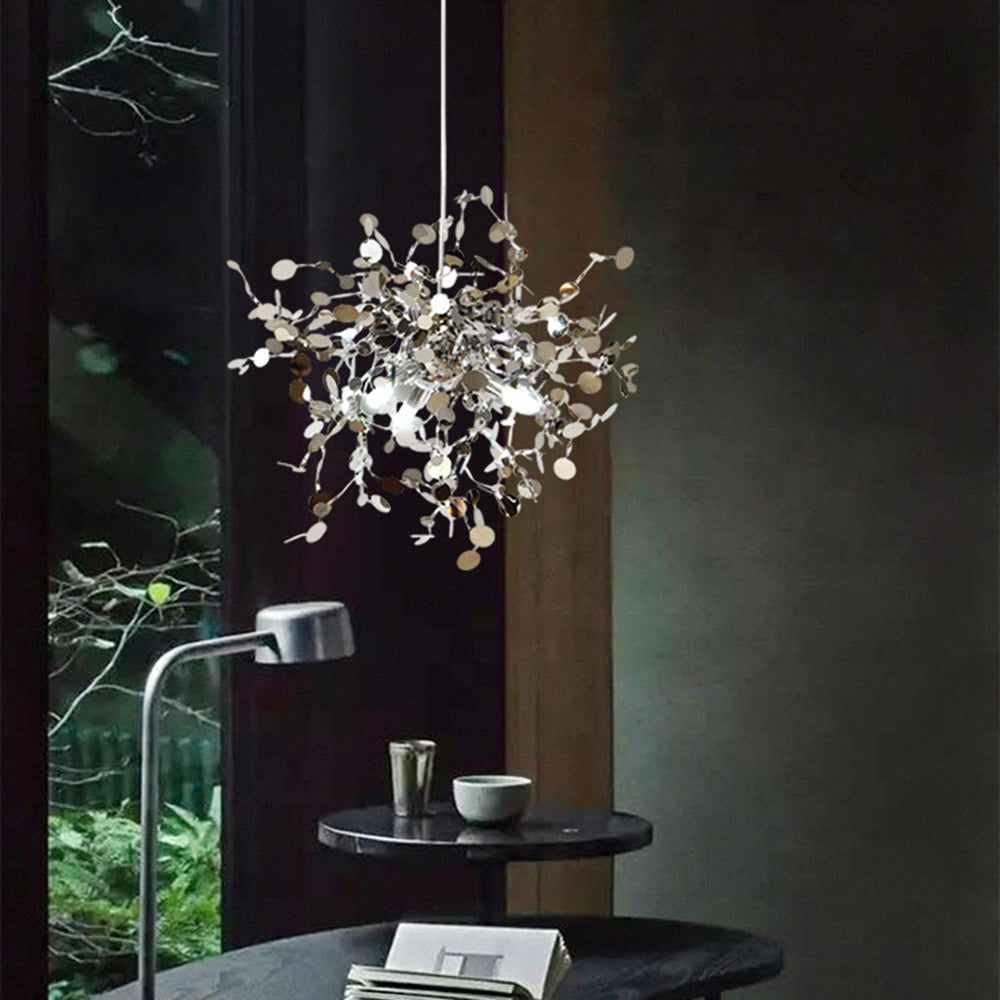 Olivia Artsy Classy Cluster Fireworks Pendant Light, Stainless steel - Lamp Copper