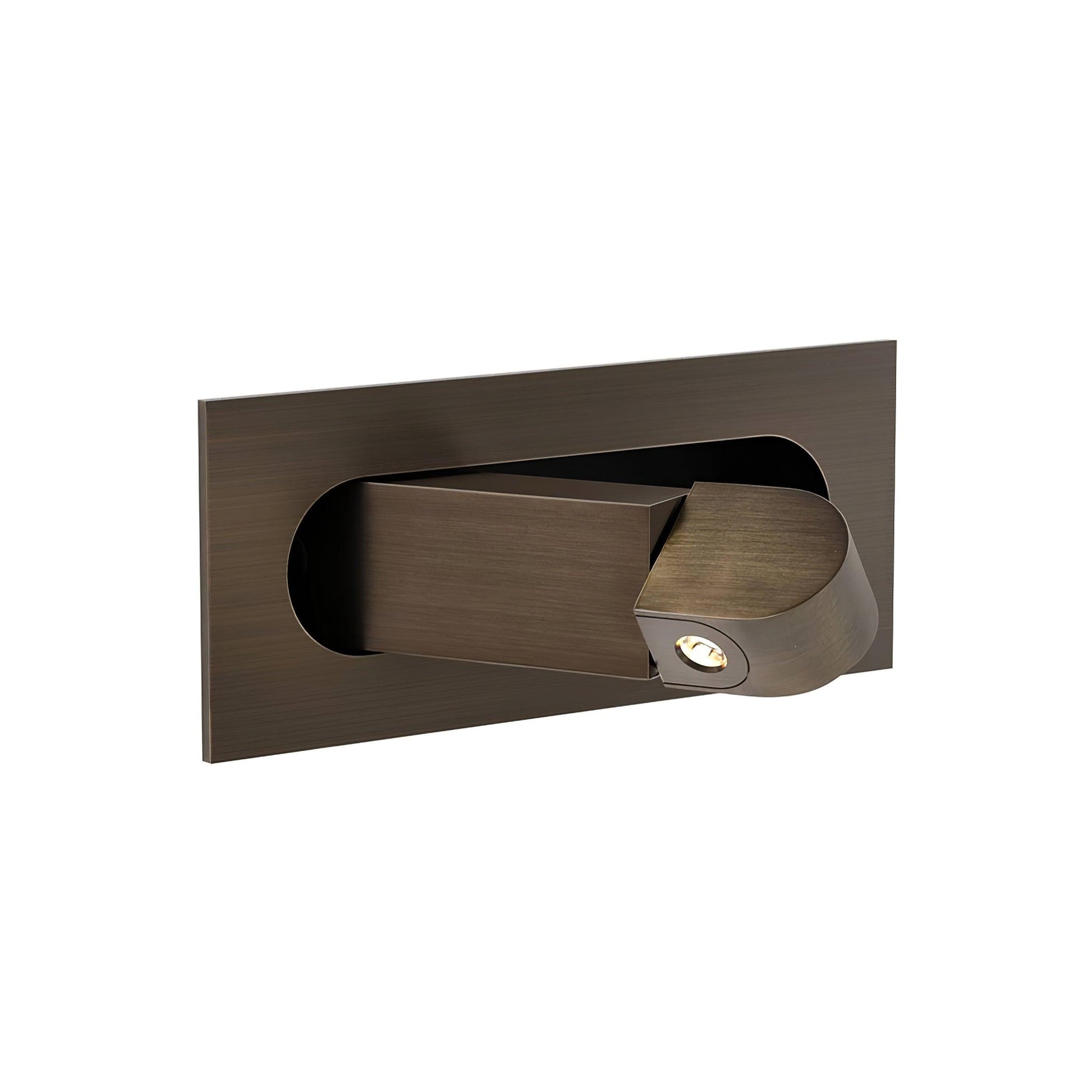 Duvin Adjustable Black LED Wall Lamp - Lamp Copper