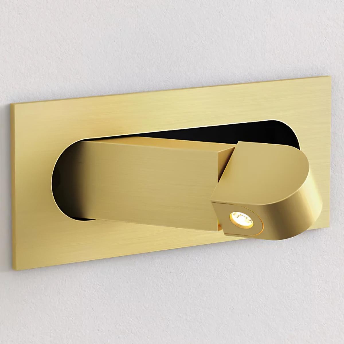 Duvin Adjustable Black LED Wall Lamp - Lamp Copper
