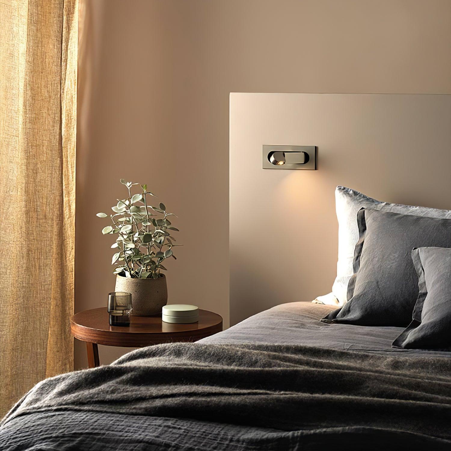 Duvin Adjustable Black LED Wall Lamp - Lamp Copper