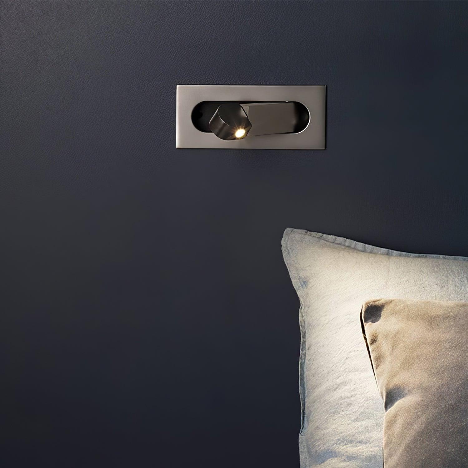 Duvin Adjustable Black LED Wall Lamp - Lamp Copper