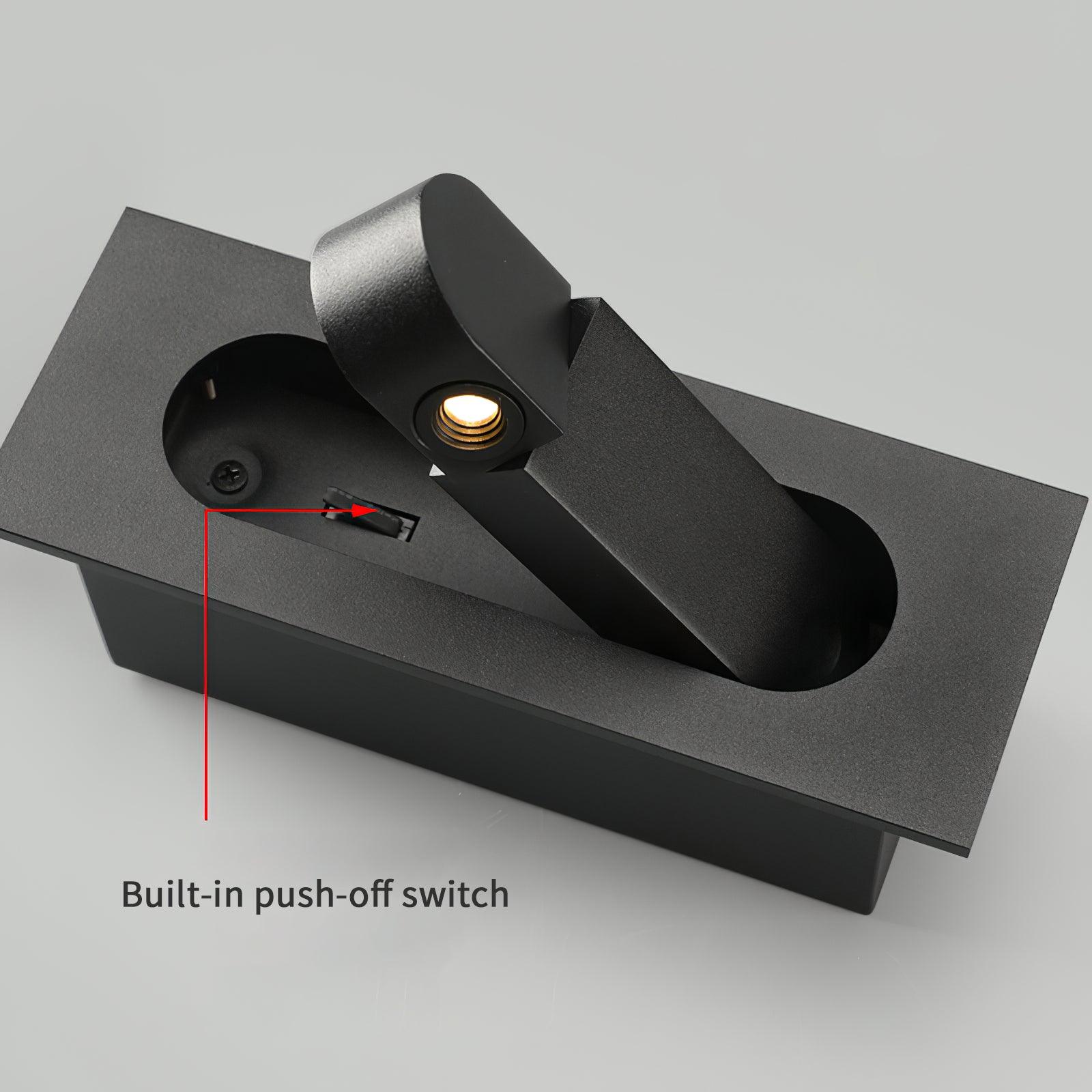 Duvin Adjustable Black LED Wall Lamp - Lamp Copper