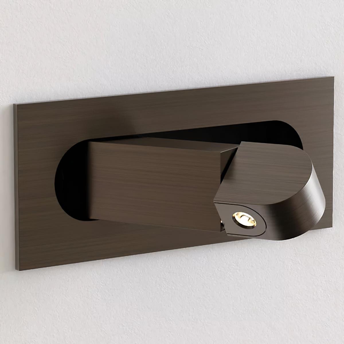 Duvin Adjustable Black LED Wall Lamp - Lamp Copper