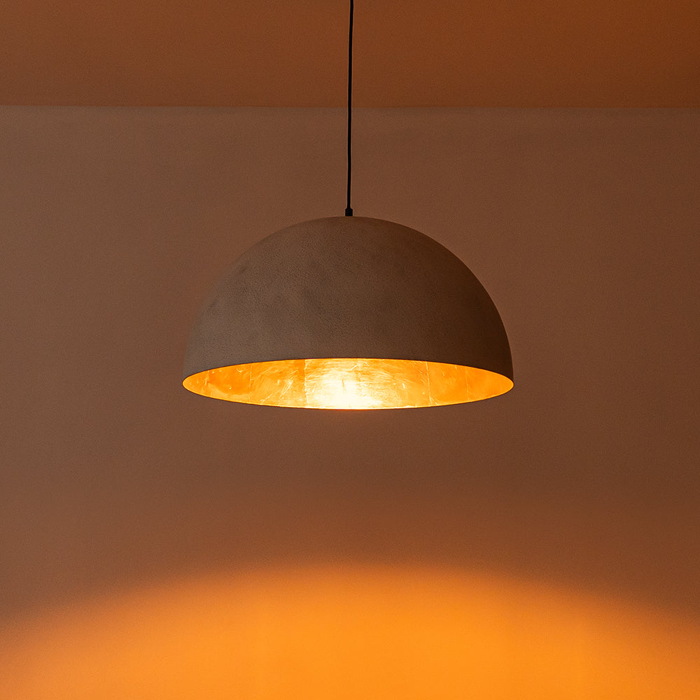 Aevum Modern Metal Dome Pendant Light - Lamp Copper