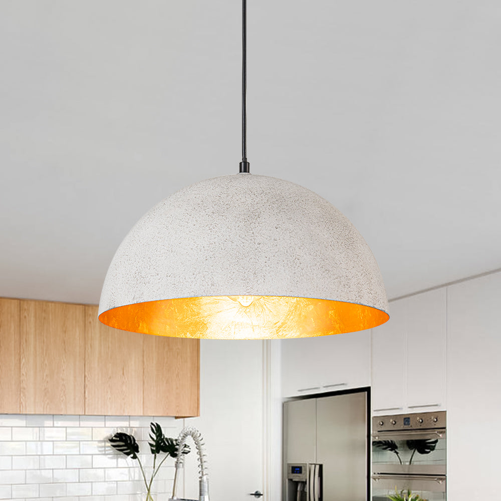 Aevum Modern Metal Dome Pendant Light - Lamp Copper