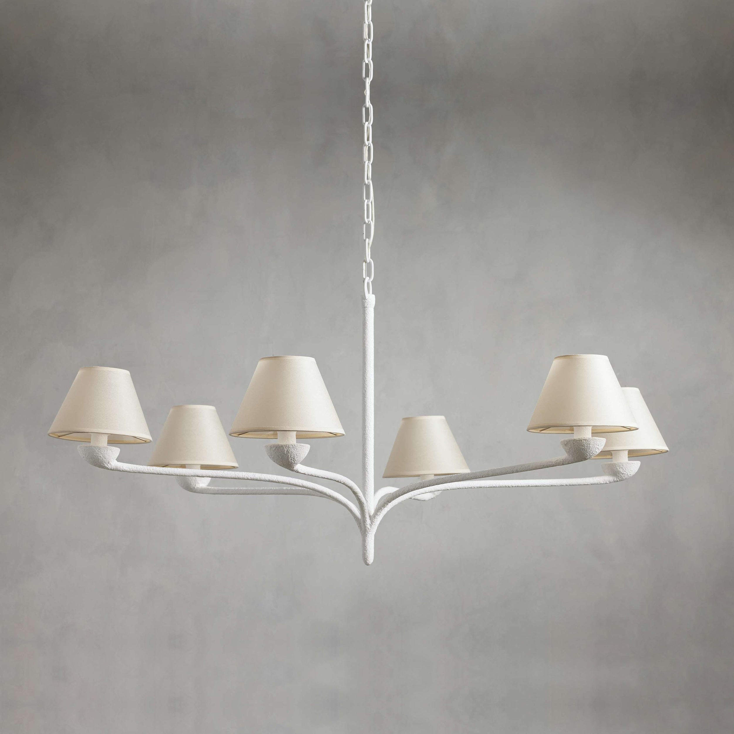 Upturn Elegance Vintage Resin Fabric Chandelier - Lamp Copper