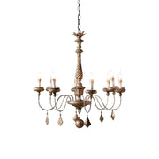 Urn Postmodern Luxury Old Gold Metal Chandelier - Lamp Copper