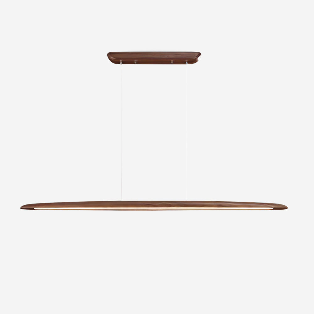 Duvane Minimalist Wooden LED Pendant Light - Lamp Copper