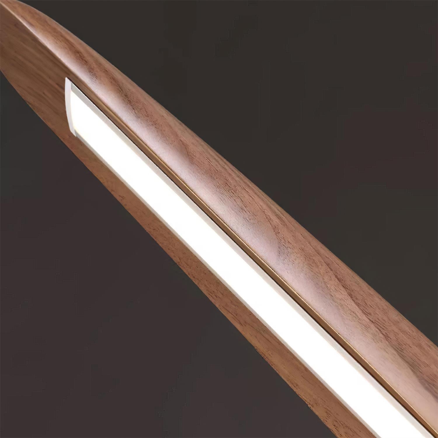Duvane Minimalist Wooden LED Pendant Light - Lamp Copper