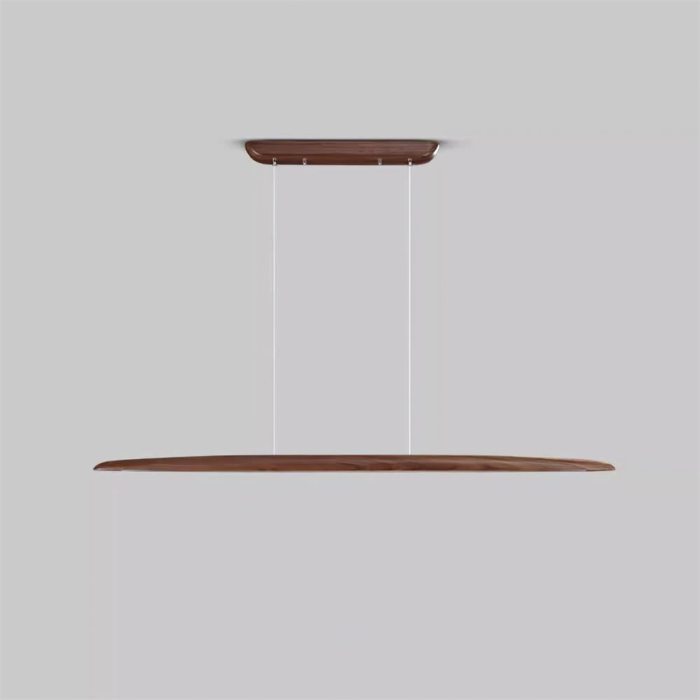 Duvane Minimalist Wooden LED Pendant Light - Lamp Copper