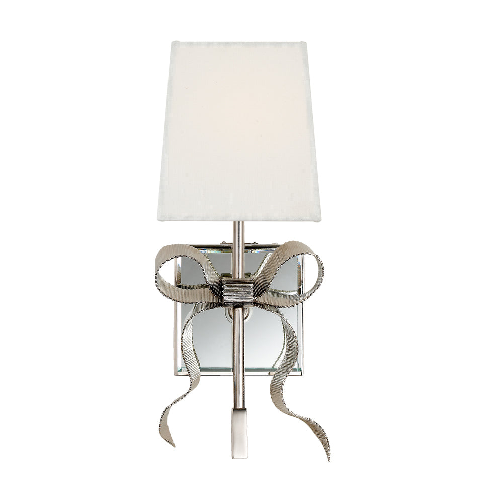 Ribelle Black Shade Wall Sconce with Gold Bow Accent - Lamp Copper