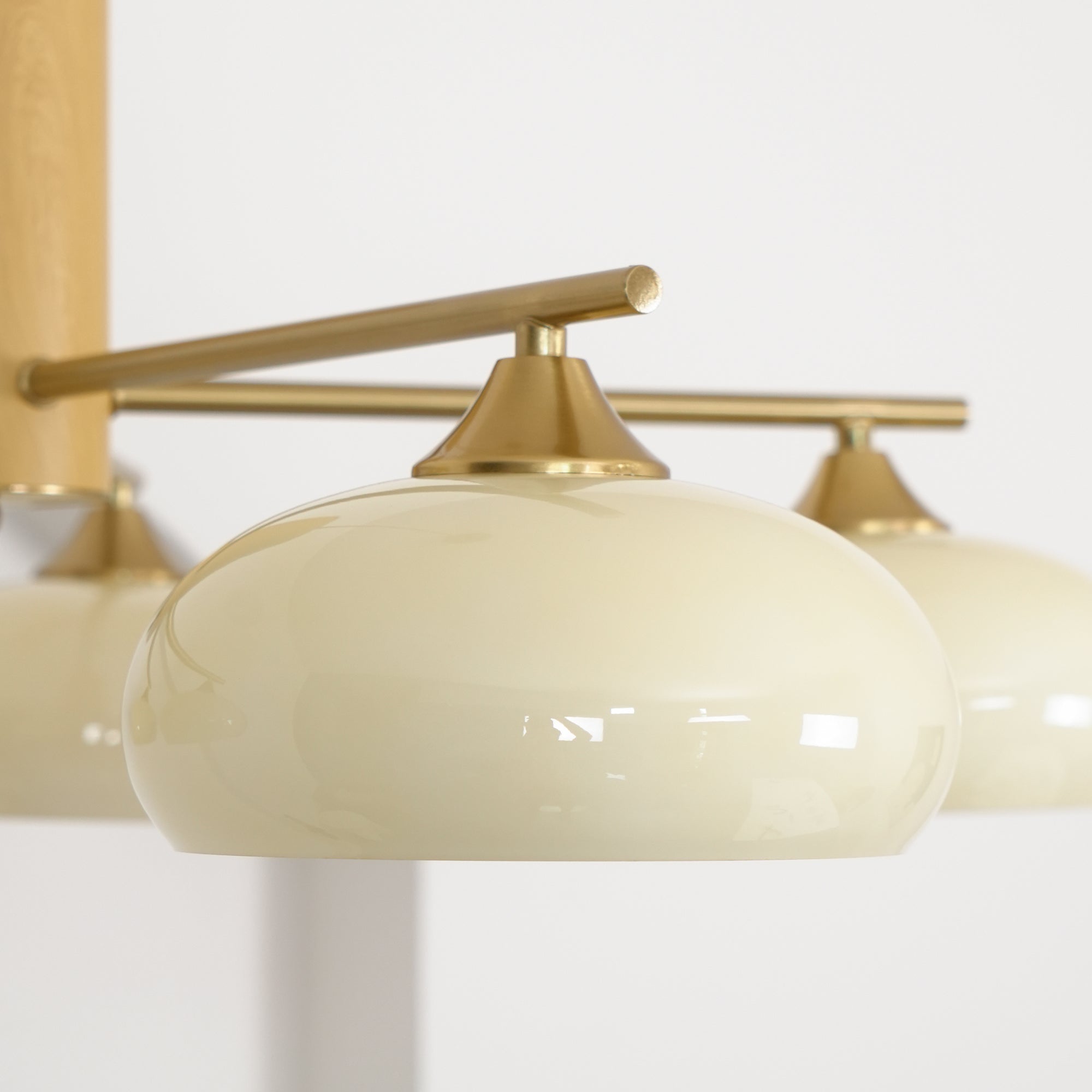 Candy Glass Persimmon Chandeliers - Lamp Copper