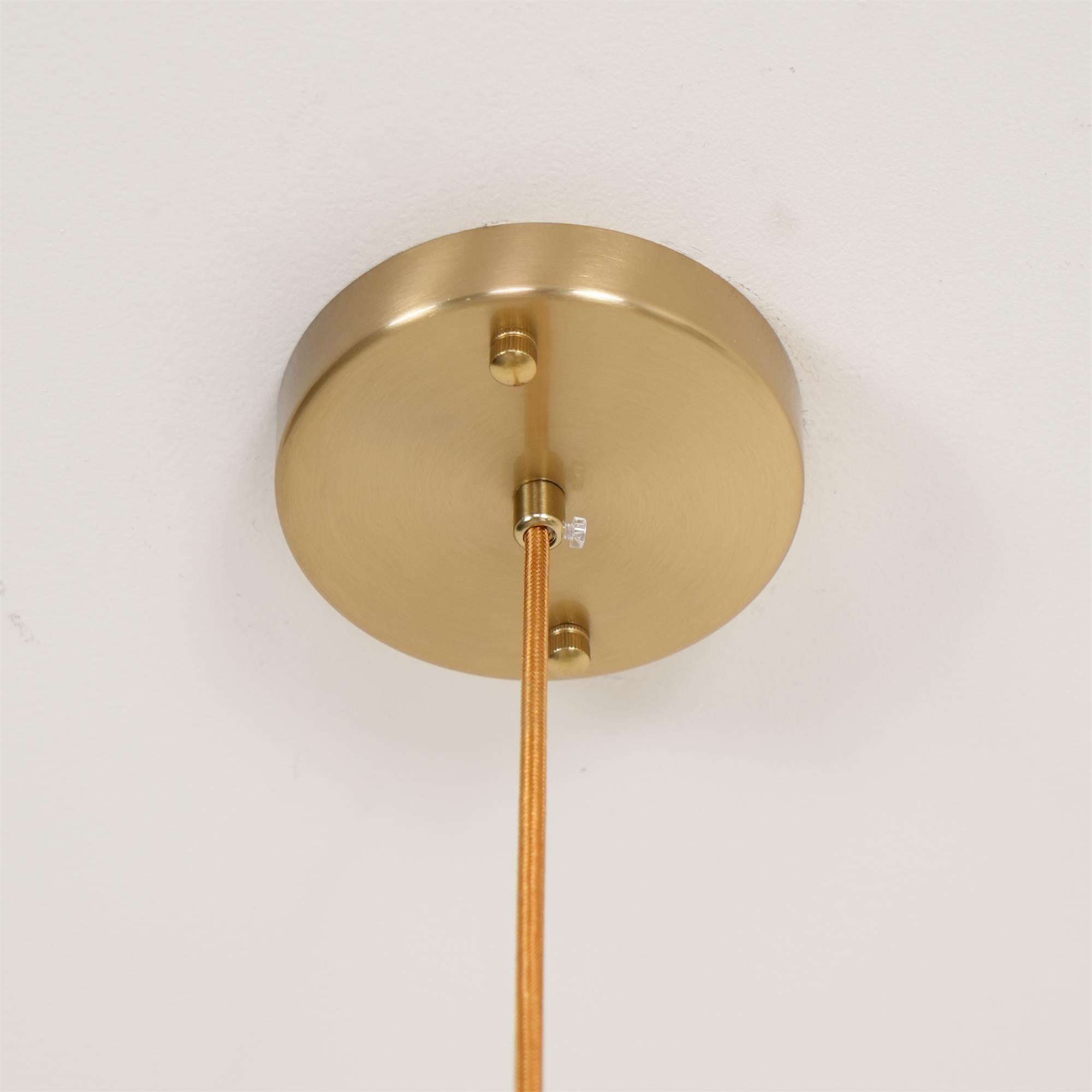 Candy Glass Persimmon Chandeliers - Lamp Copper