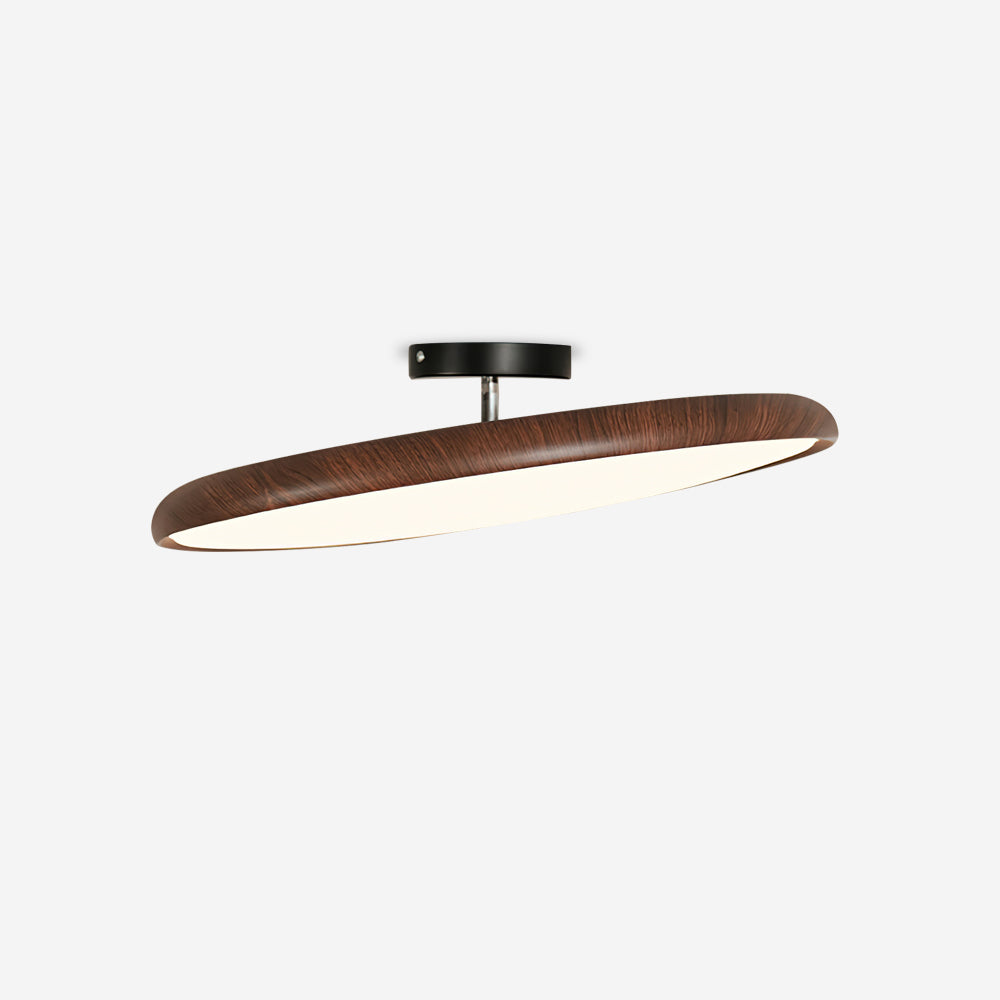 Cavelo Oval Semi-Flush Ceiling Light - Lamp Copper