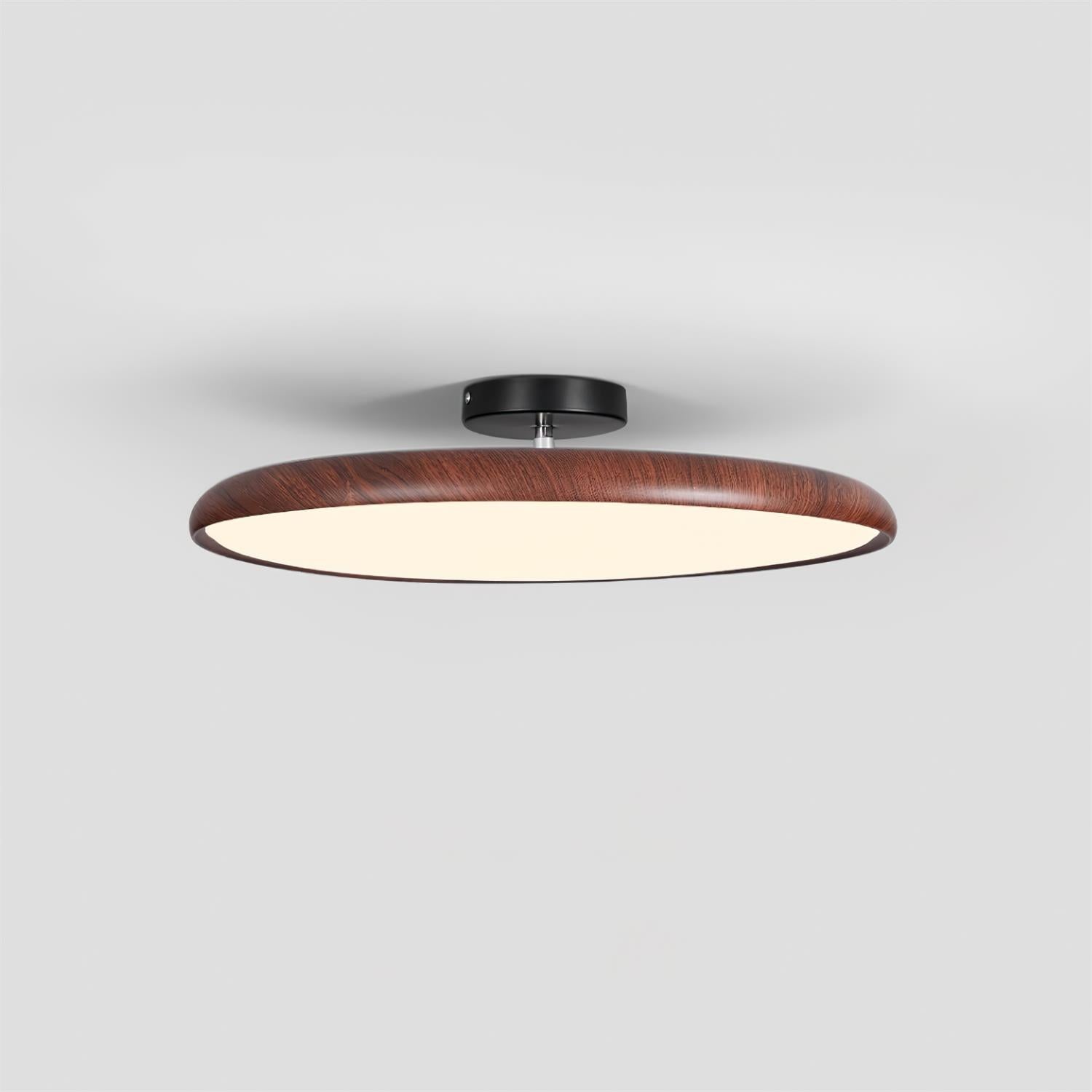 Cavelo Oval Semi-Flush Ceiling Light - Lamp Copper
