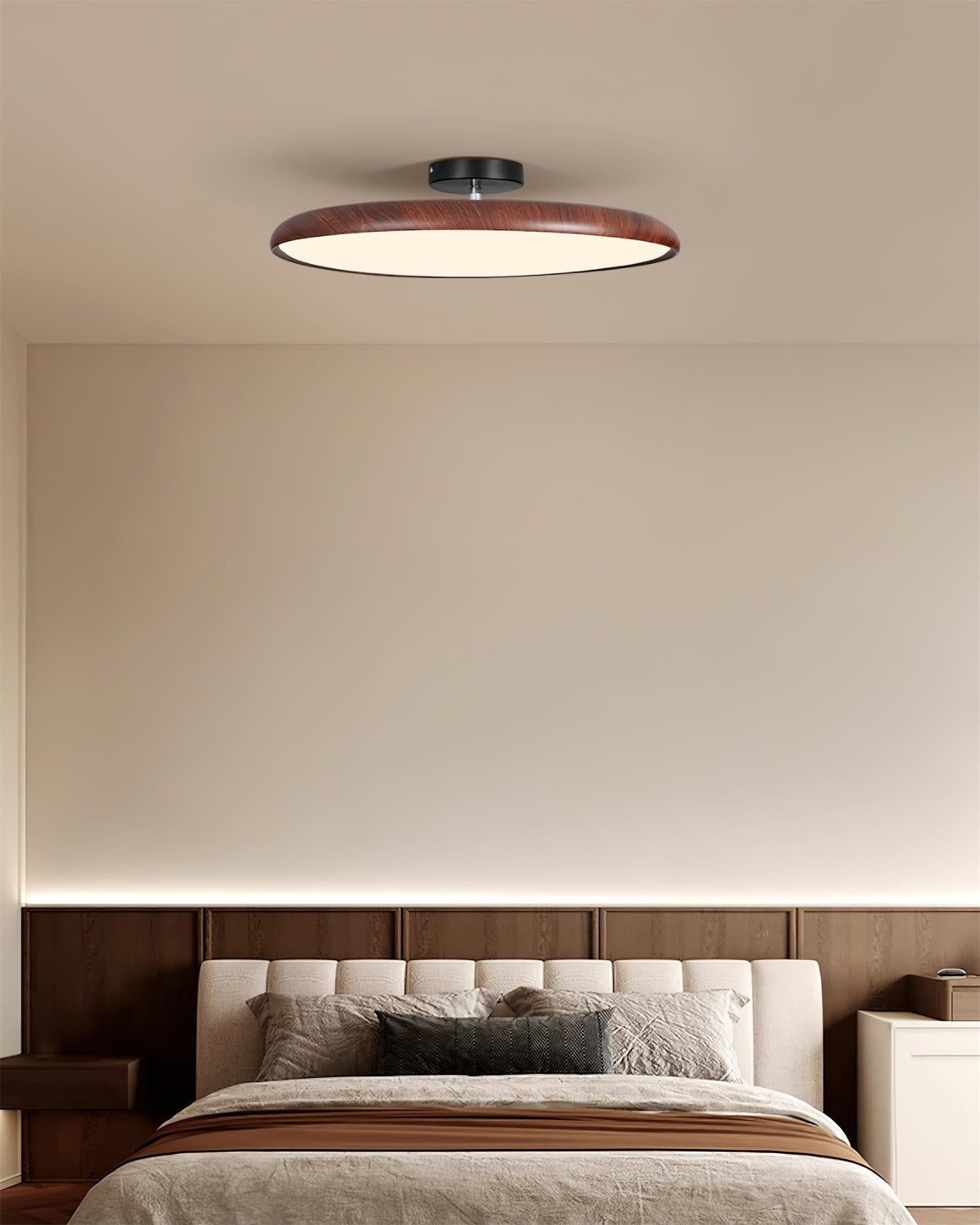 Cavelo Oval Semi-Flush Ceiling Light - Lamp Copper