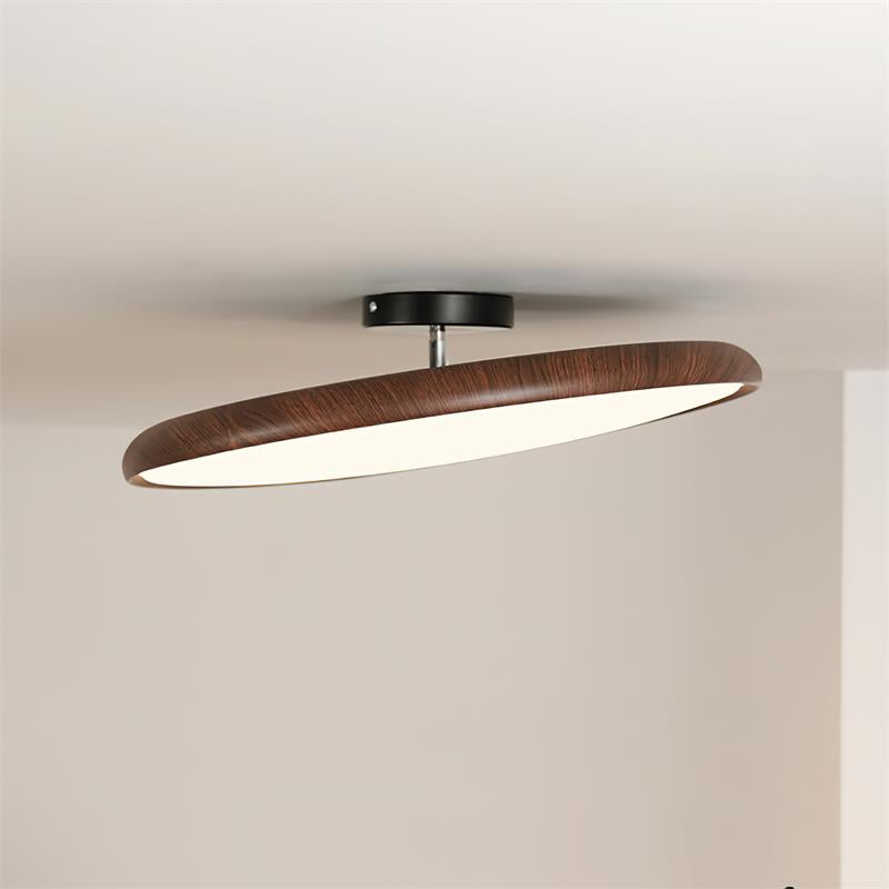 Cavelo Oval Semi-Flush Ceiling Light - Lamp Copper