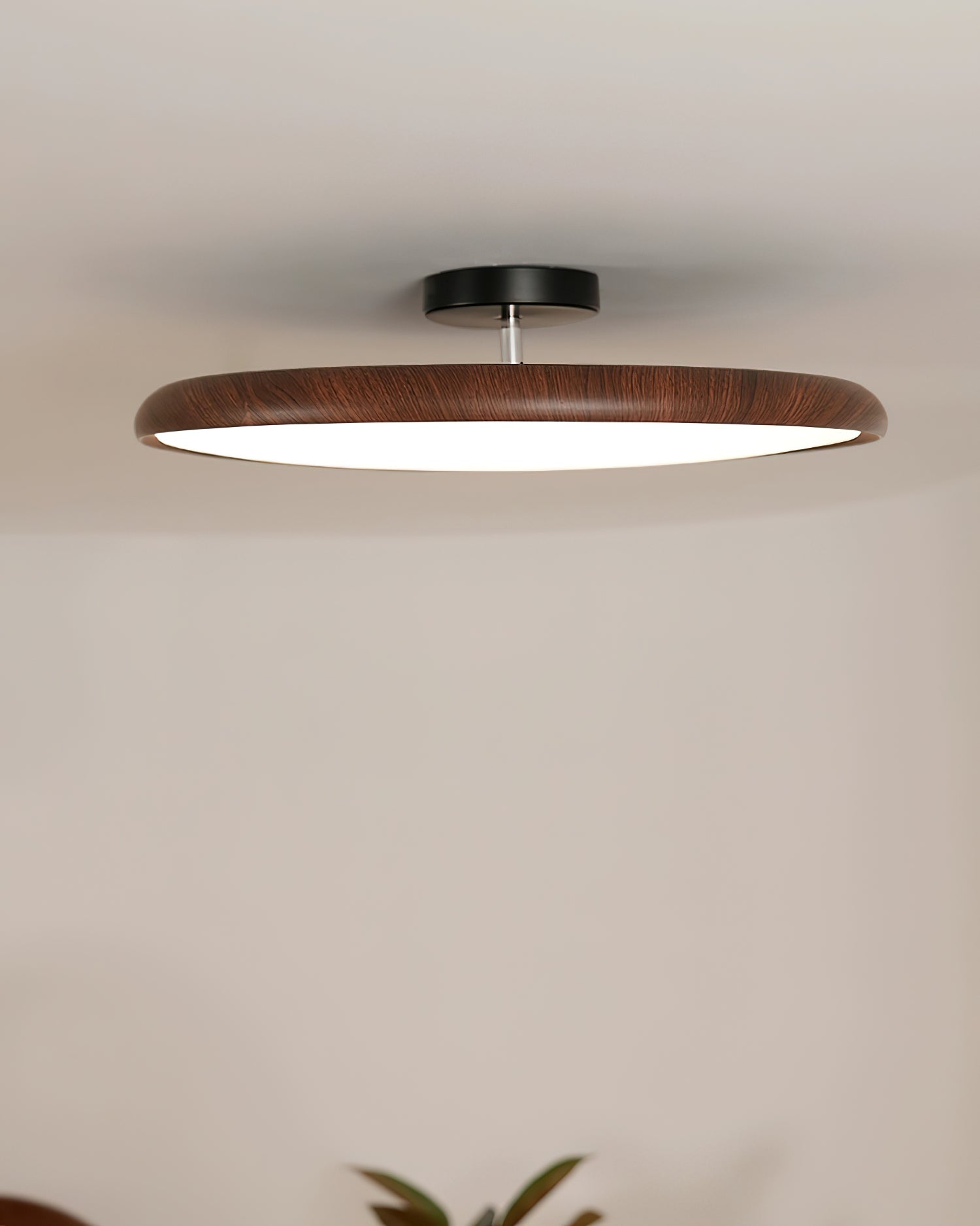 Cavelo Oval Semi-Flush Ceiling Light - Lamp Copper