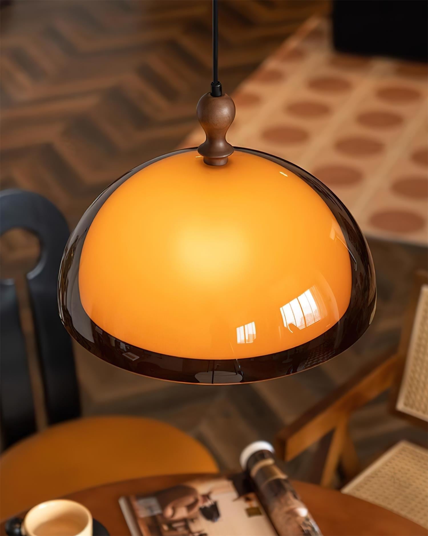 Maribel Swing Arm Pendant Lamp - Lamp Copper