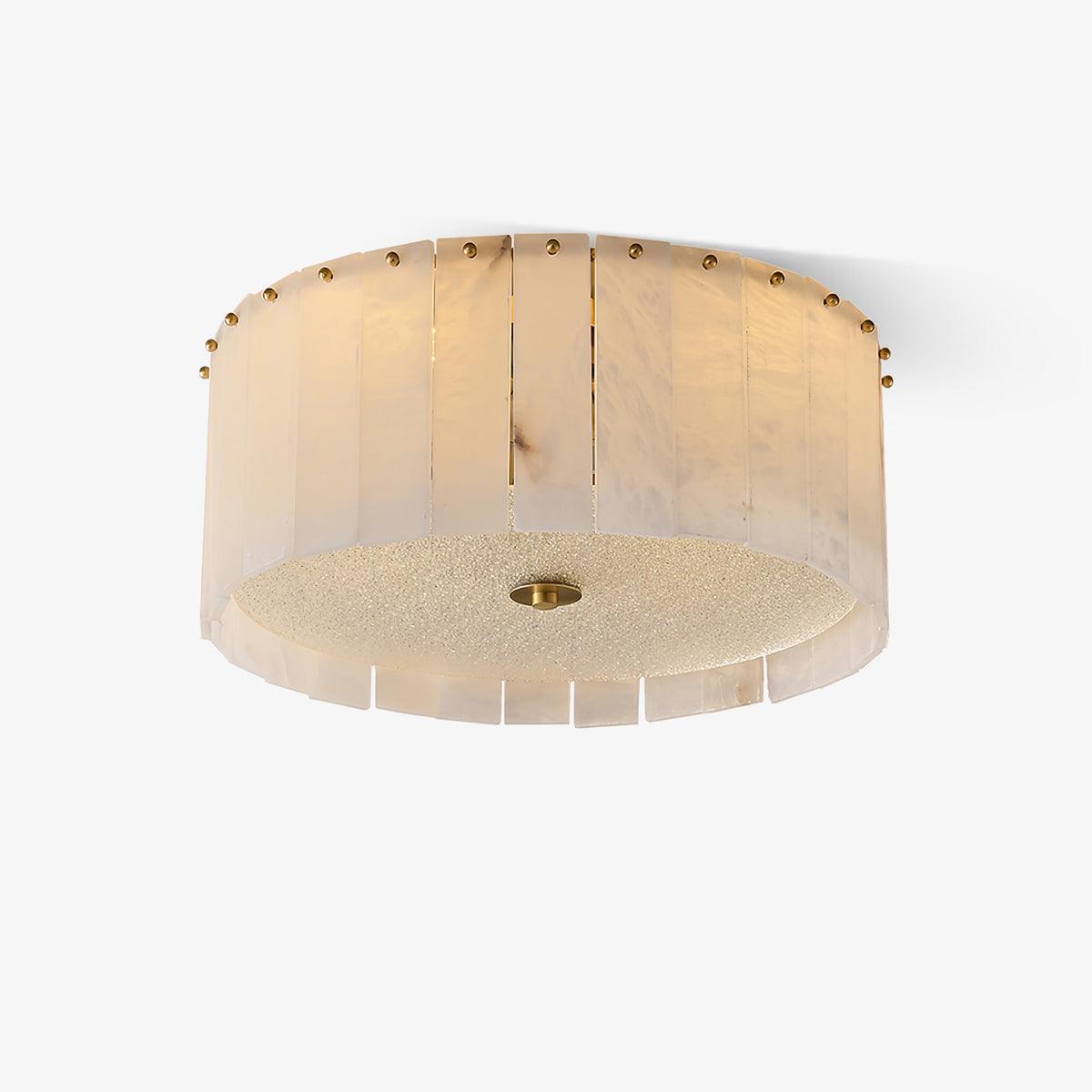 Valora Alabaster Ceiling Light - Lamp Copper