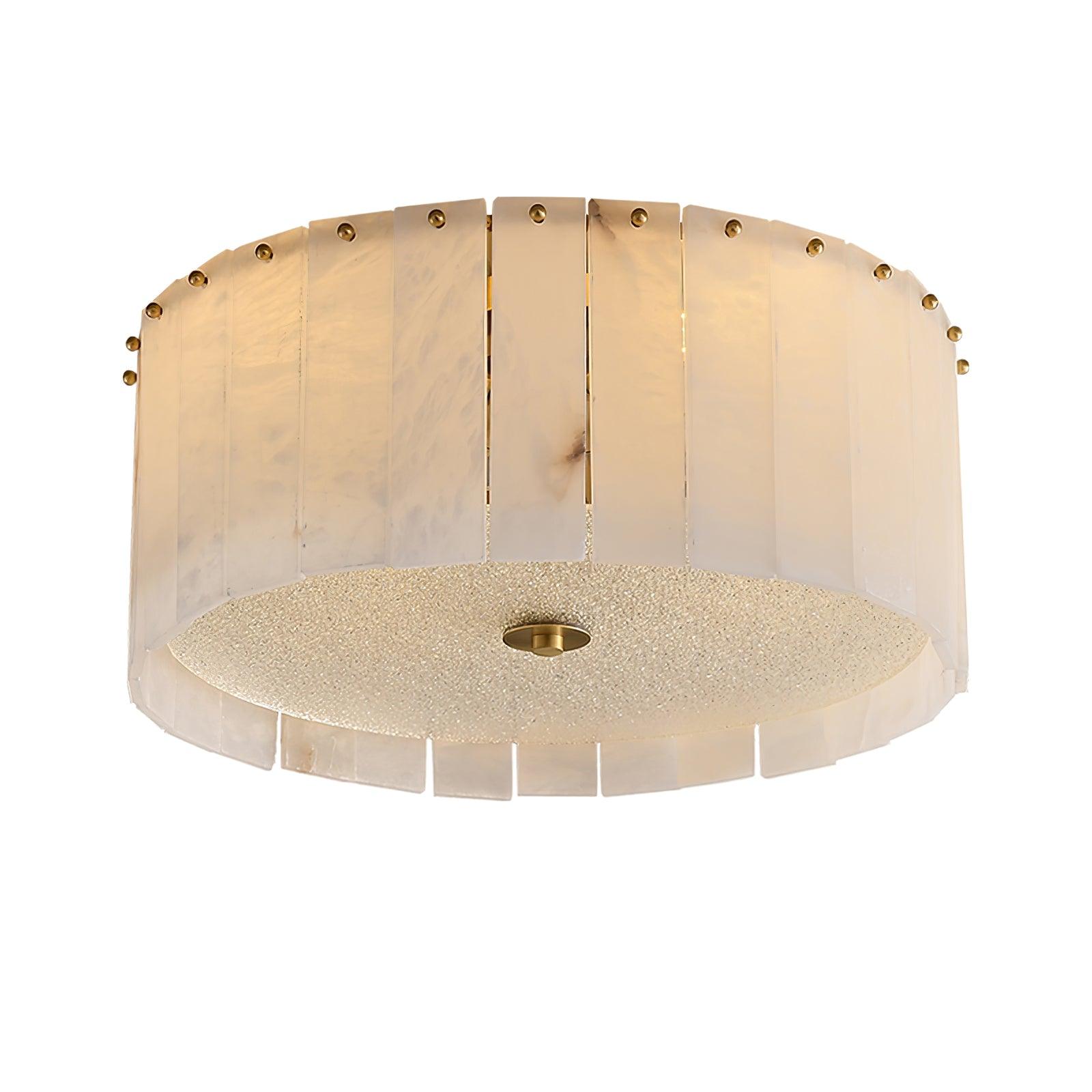 Valora Alabaster Ceiling Light - Lamp Copper