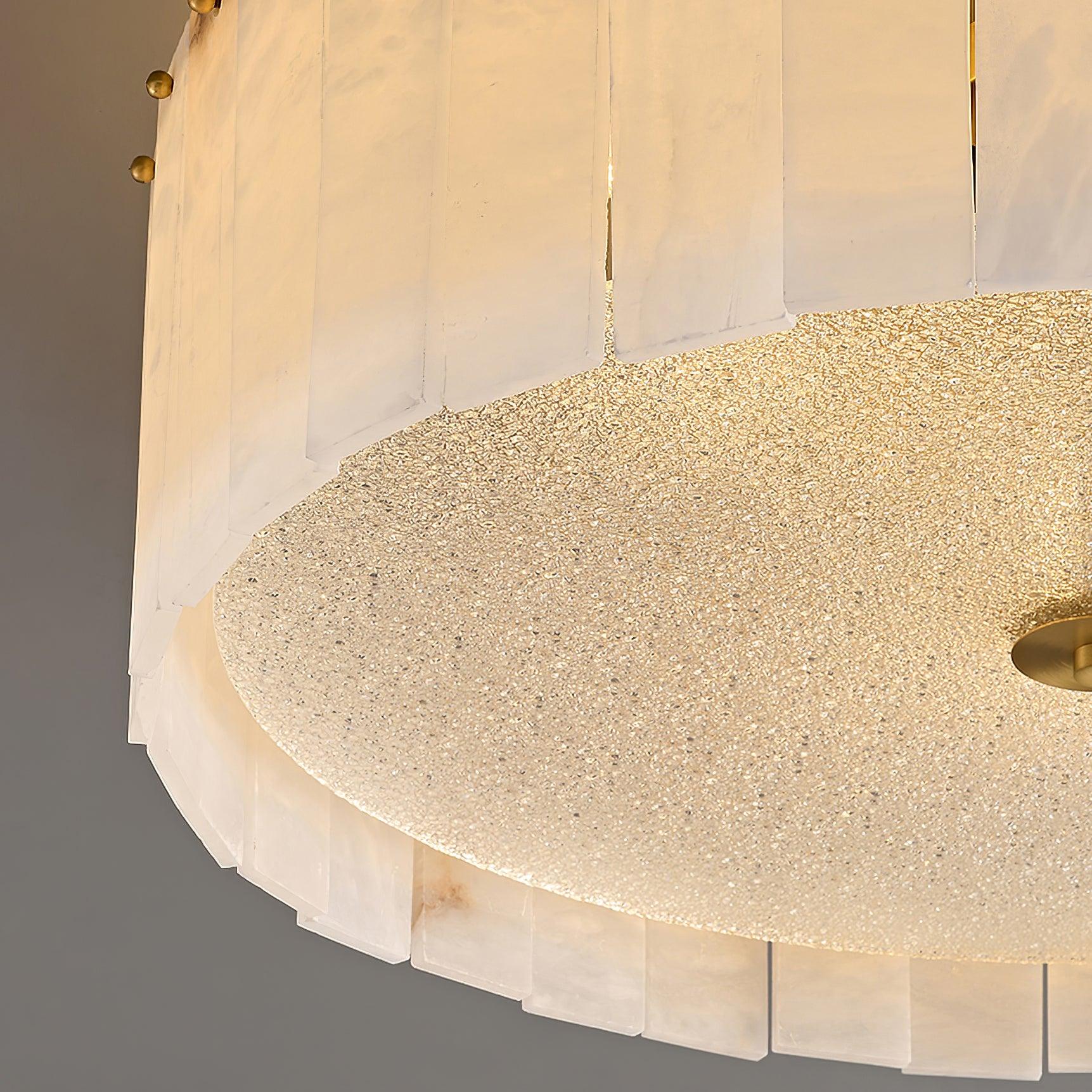 Valora Alabaster Ceiling Light - Lamp Copper