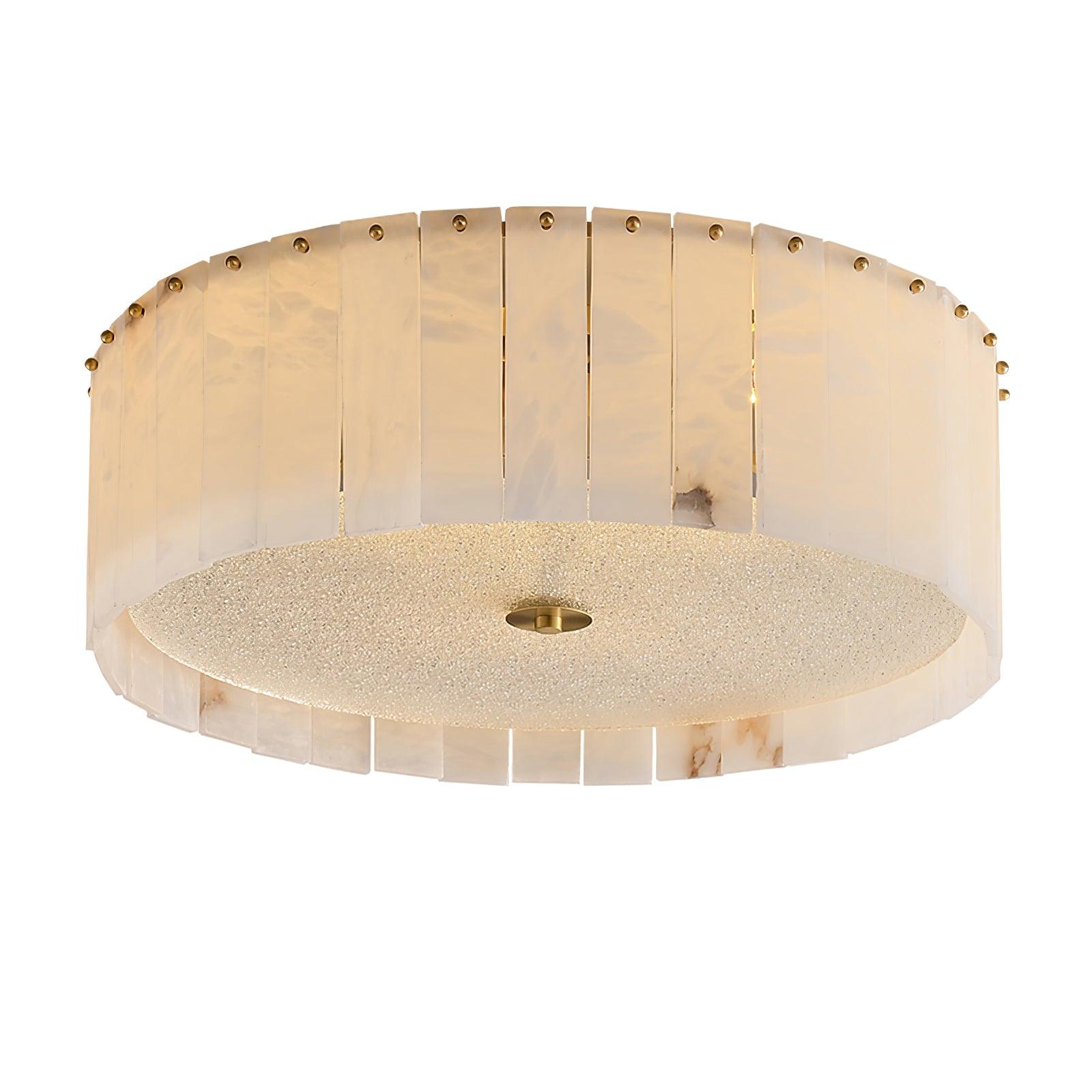 Valora Alabaster Ceiling Light - Lamp Copper