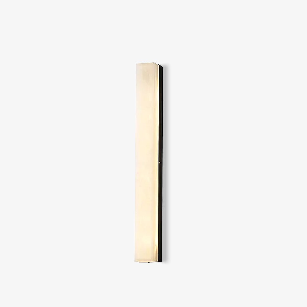 Isen Linear Brass Alabaster Wall Lamp - Lamp Copper