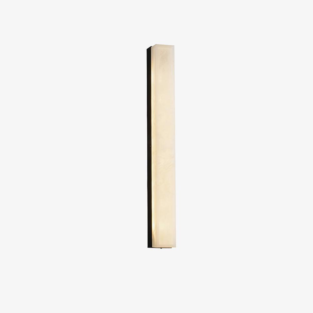 Isen Linear Brass Alabaster Wall Lamp - Lamp Copper