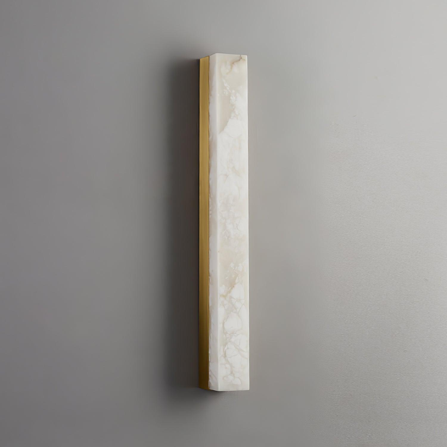 Isen Linear Brass Alabaster Wall Lamp - Lamp Copper
