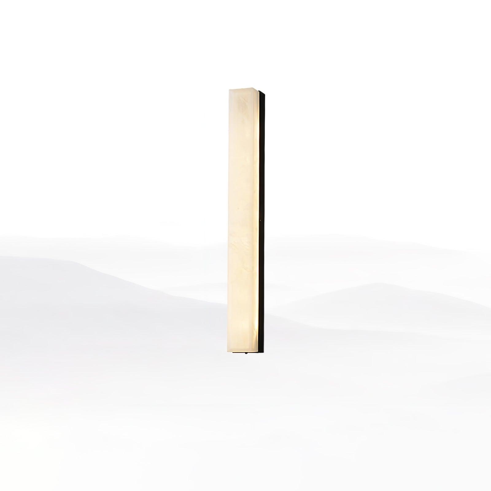 Isen Linear Brass Alabaster Wall Lamp - Lamp Copper
