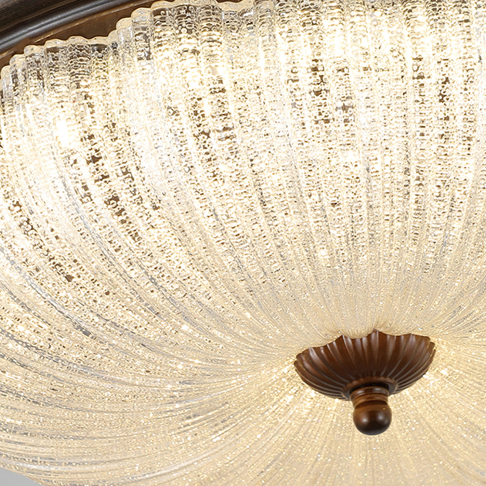 Arraeion Modern Minimalist Metal Glass Ceiling Lamp - Lamp Copper