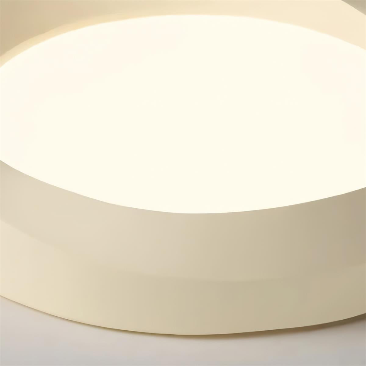 Ceiling Lamp Resin with Soft Curved Frame in Neutral Tones - Lamp Copper
