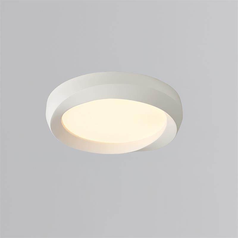 Ceiling Lamp Resin with Soft Curved Frame in Neutral Tones - Lamp Copper