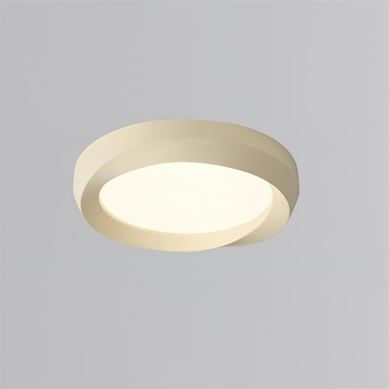 Ceiling Lamp Resin with Soft Curved Frame in Neutral Tones - Lamp Copper