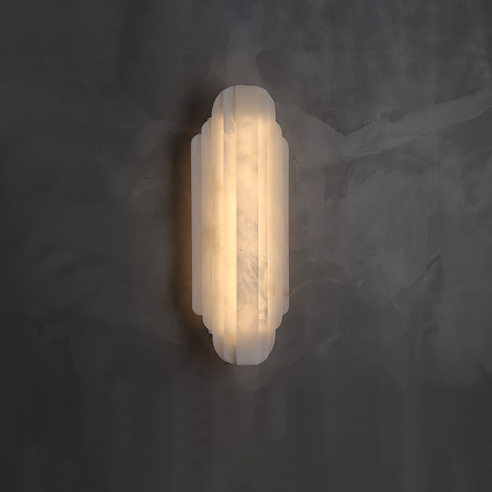 Avthaaris Art Deco Alabaster Wall Light - Lamp Copper