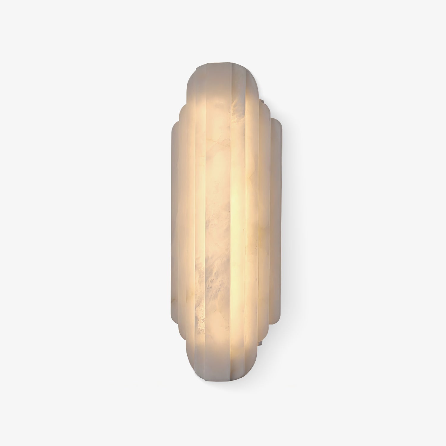 Avthaaris Art Deco Alabaster Wall Light - Lamp Copper
