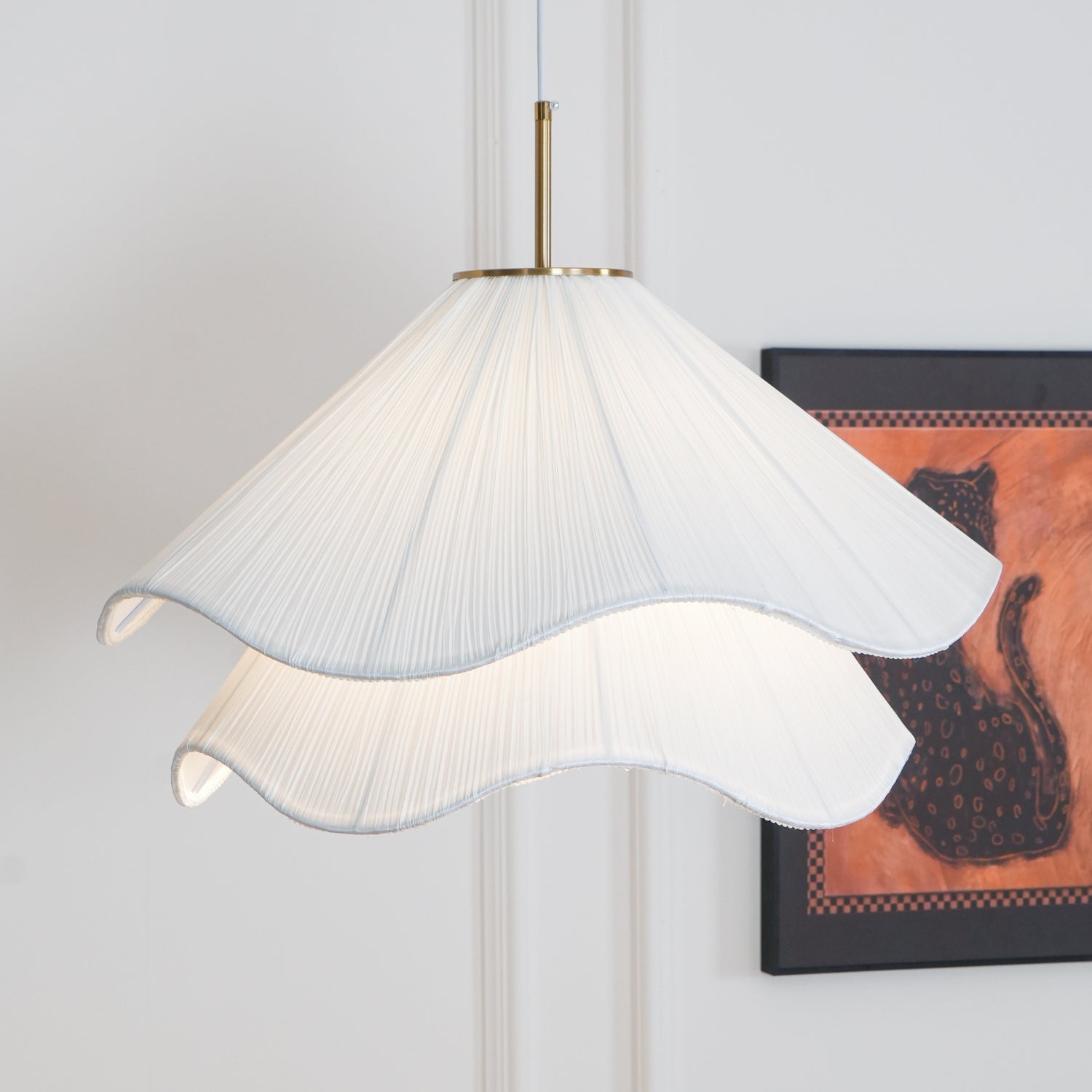Revn Modern Art Deco Bloom Flower Pendant Light - Lamp Copper