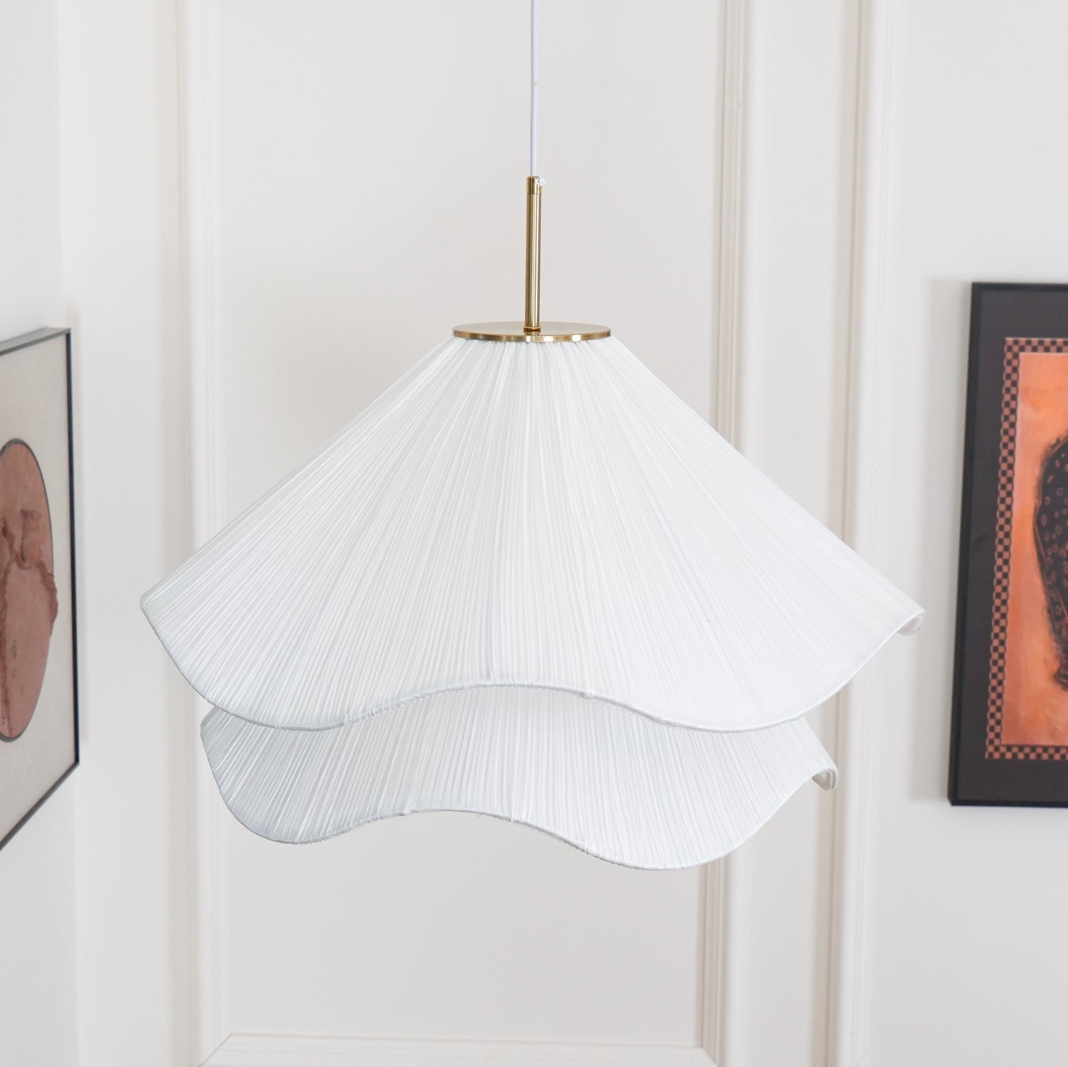 Revn Modern Art Deco Bloom Flower Pendant Light - Lamp Copper