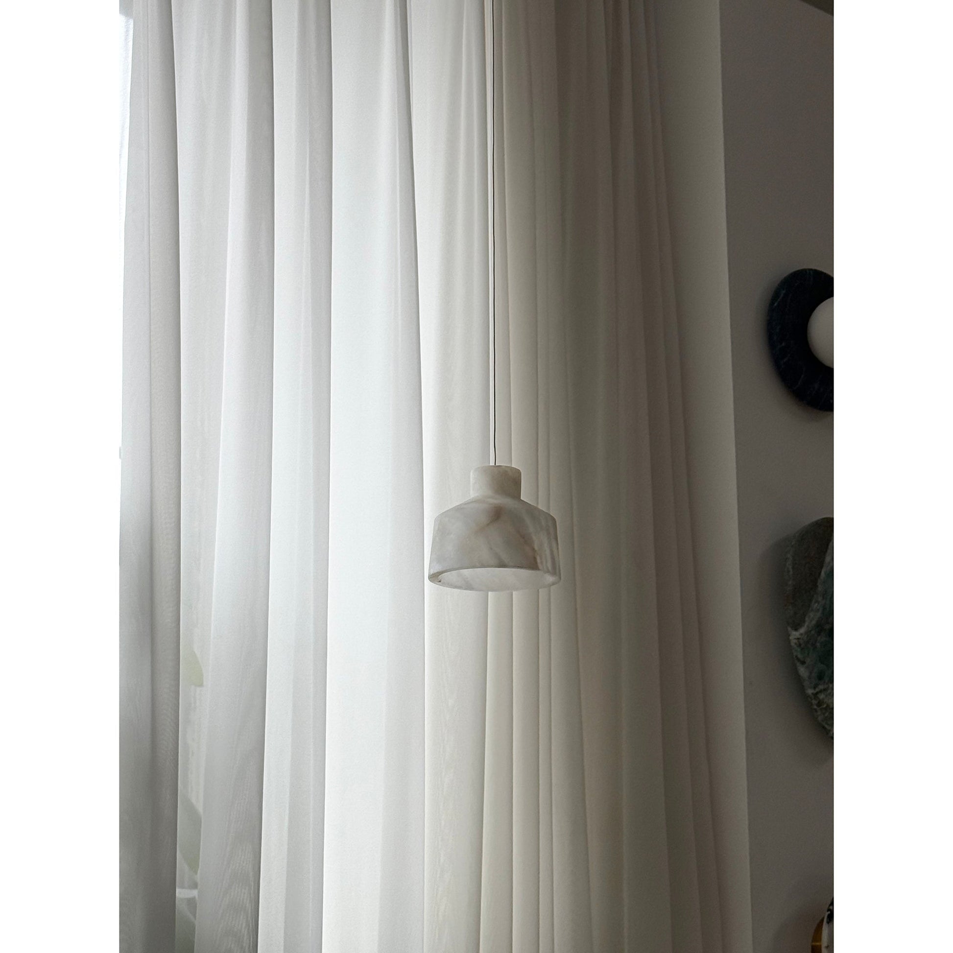 Aursore Modern Minimalist Alabaster Pendant Lamp - Lamp Copper