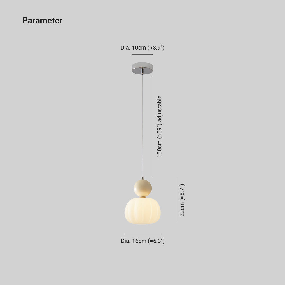 Valentina Modern LED Pendant Light Chrome Metal Dining Room/Bedroom - Lamp Copper