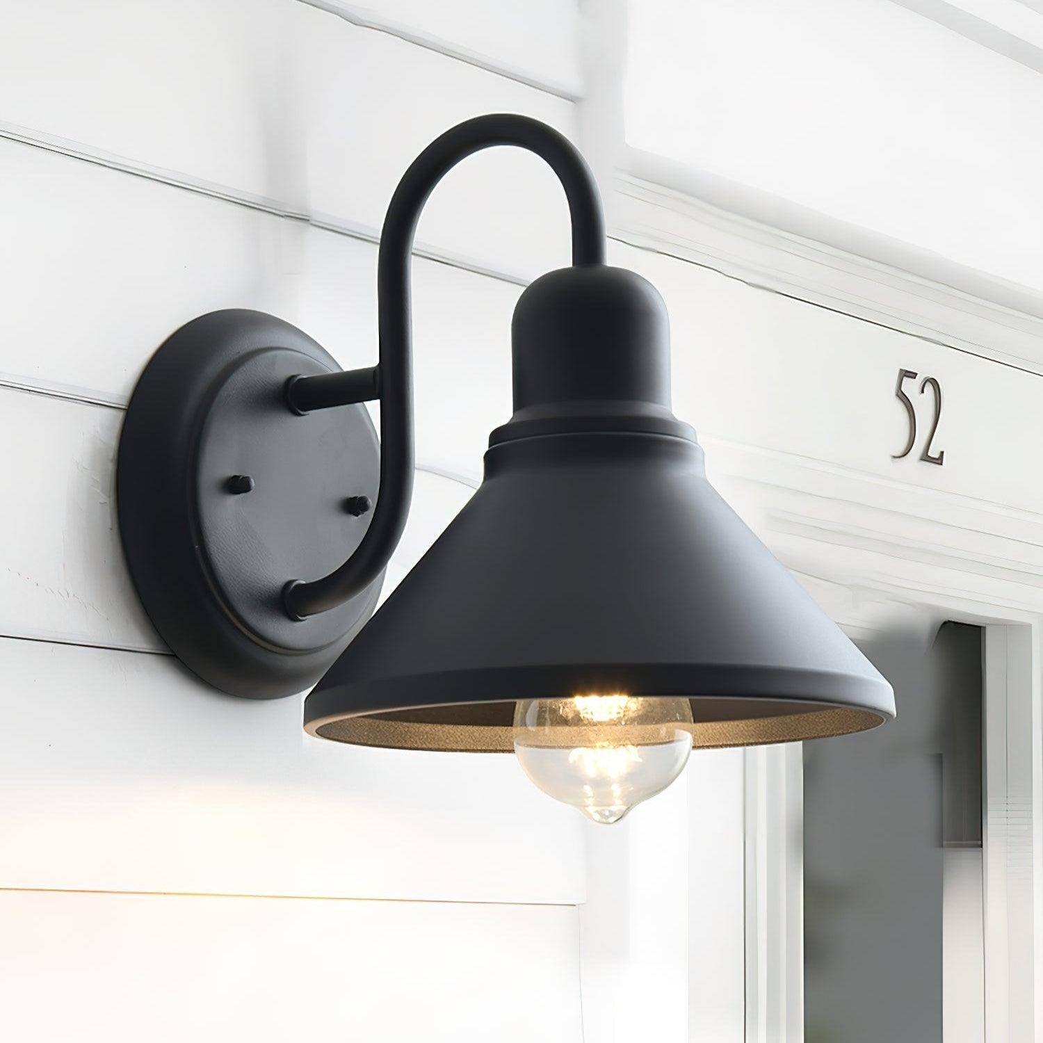 Ray Vintage Cone-shaped Ourdoor Wall Lamp - Lamp Copper