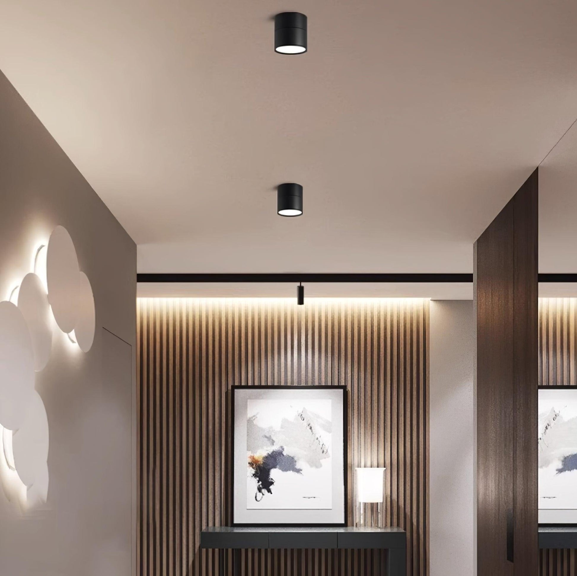 Venn Surface Recessed Light Spot - Lamp Copper