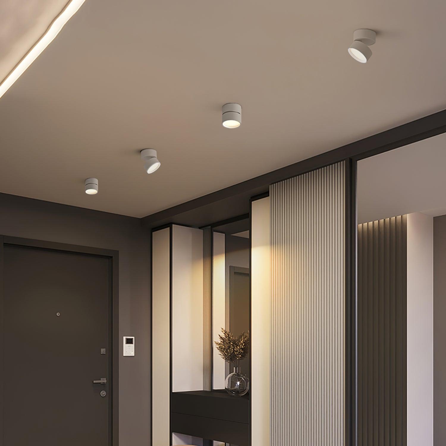 Venn Surface Recessed Light Spot - Lamp Copper