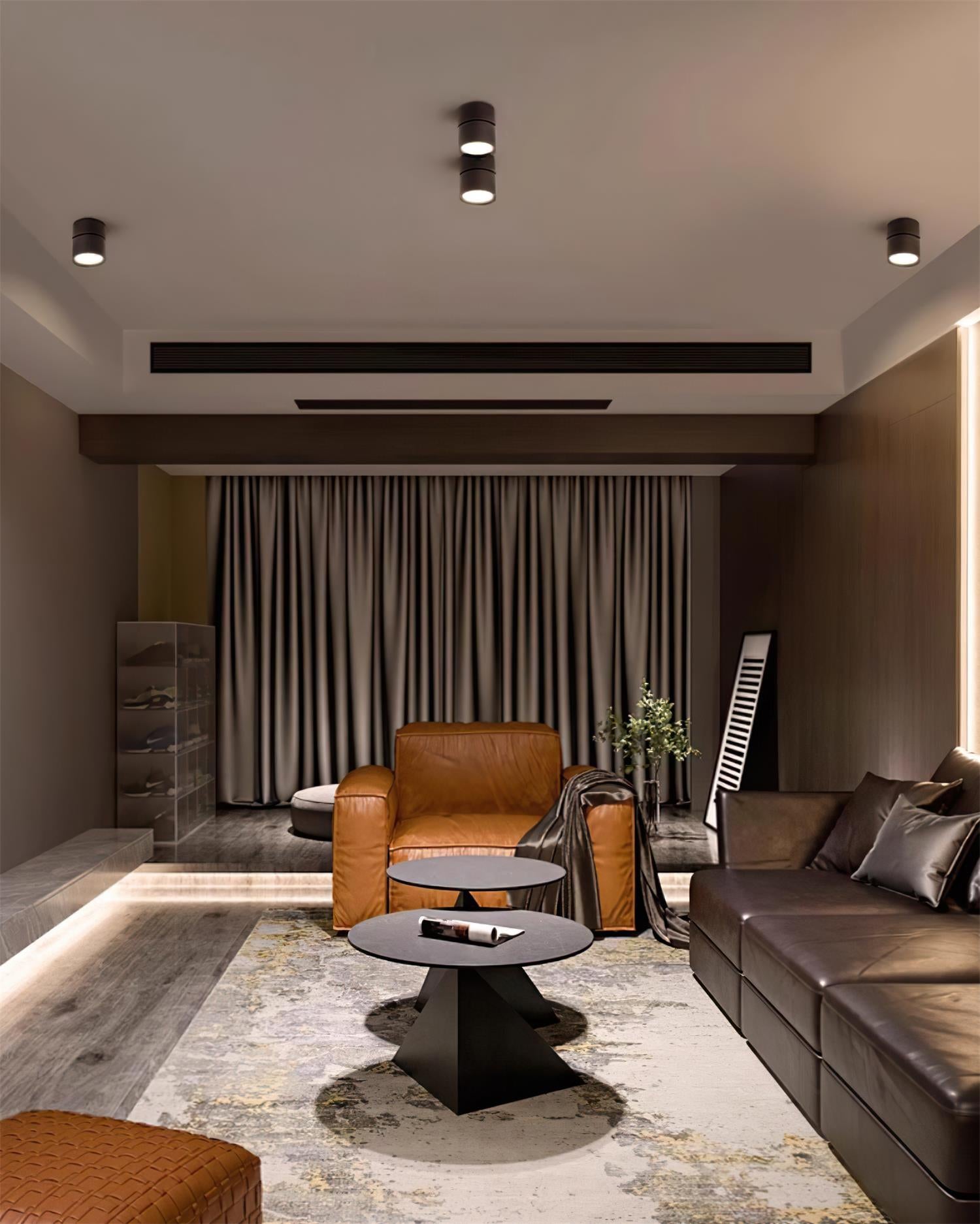 Venn Surface Recessed Light Spot - Lamp Copper