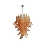 Ersoran Postmodern Luxury Metal Glass Chandelier - Lamp Copper
