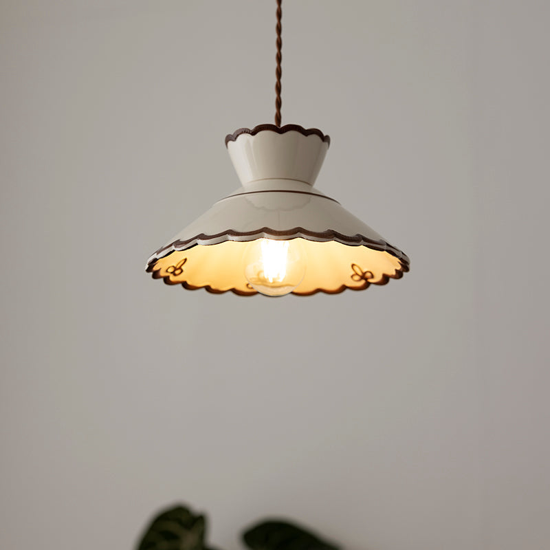 Grace Retro Ceramics Pendant Lights - Lamp Copper