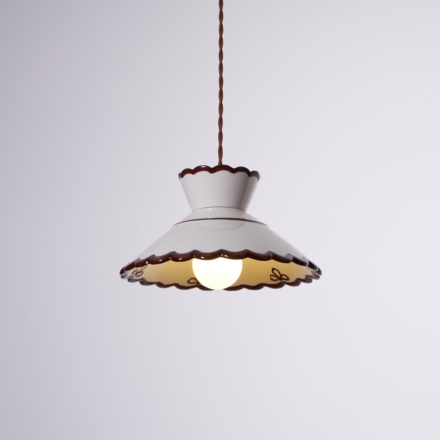 Grace Retro Ceramics Pendant Lights - Lamp Copper