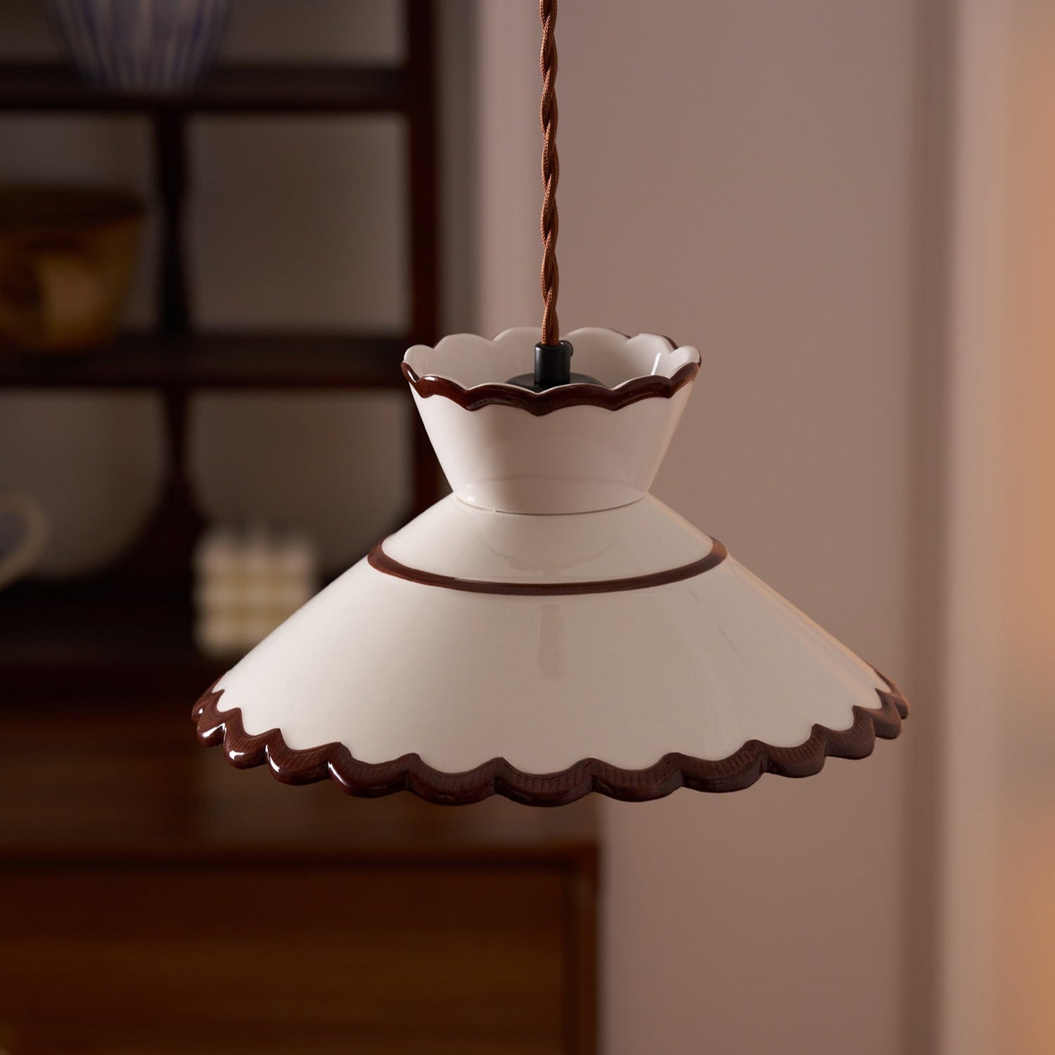Grace Retro Ceramics Pendant Lights - Lamp Copper